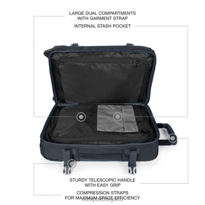 багаж Eastpak DRXPX200 трансверс с cnnct морски