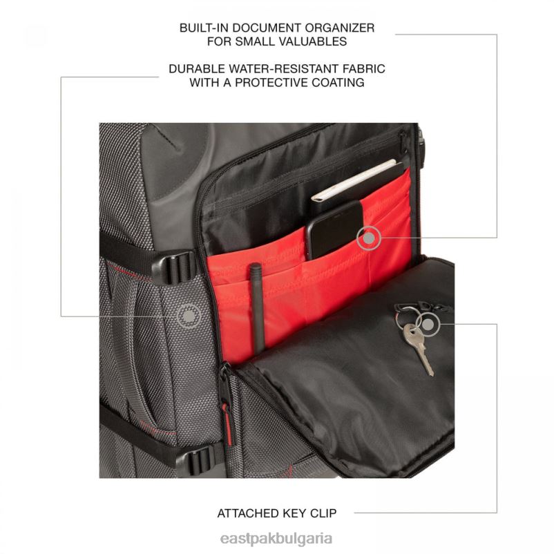 багаж Eastpak DRXPX207 trans4 cnnct s ударение сиво