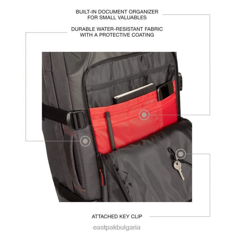 багаж Eastpak DRXPX213 trans4 cnnct m ударение сиво