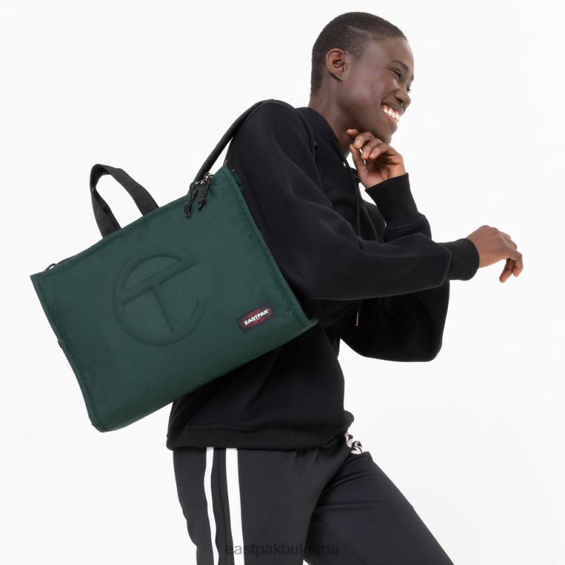 чанти през рамо Eastpak DRXPX284 telfar shopper m зелено