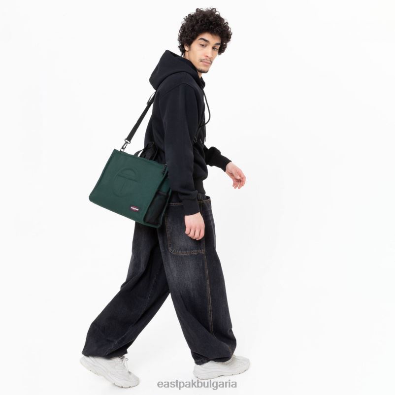 чанти през рамо Eastpak DRXPX284 telfar shopper m зелено