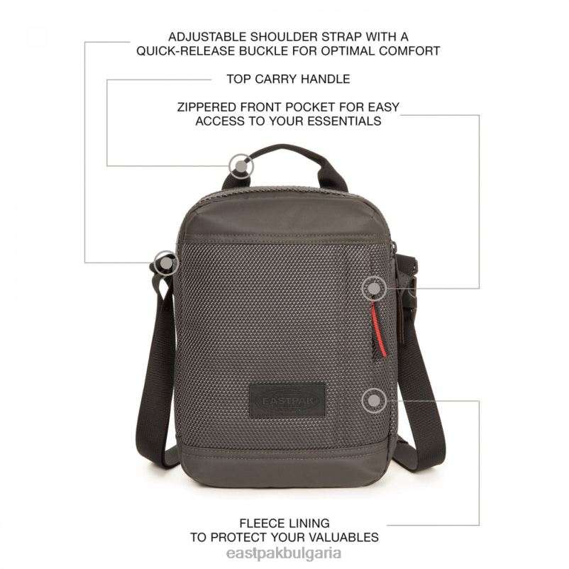 чанти през рамо Eastpak DRXPX244 единият cnnct сиво