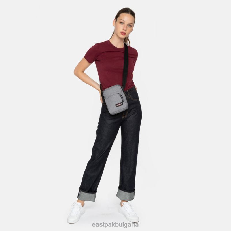 чанти през рамо Eastpak DRXPX250 единственият неделно сиво