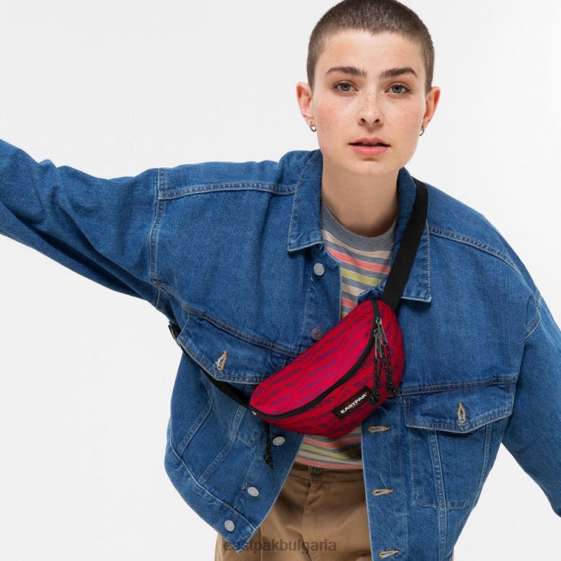 чанти Eastpak DRXPX328 пружинист sculptype червено