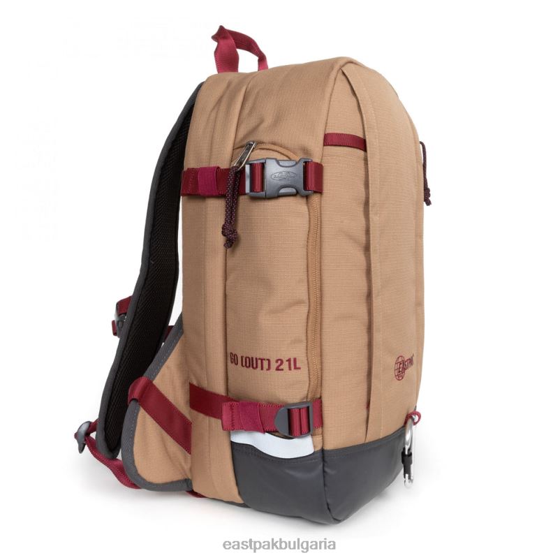 раници Eastpak DRXPX44 извън безопасен пакет кафяво