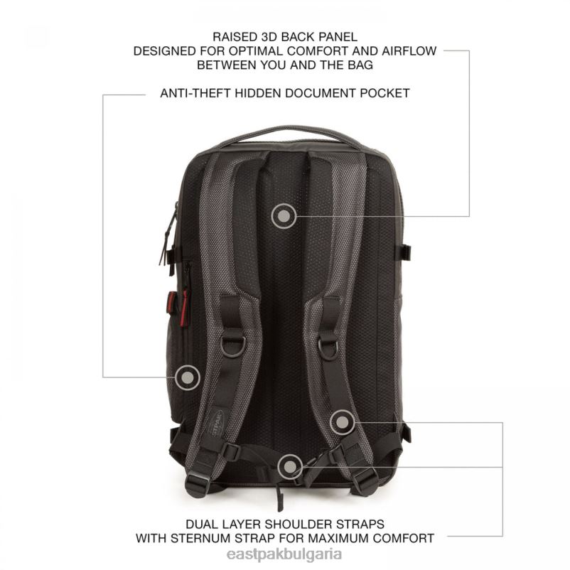 раници Eastpak DRXPX189 tecum l cnnct акцентно сиво