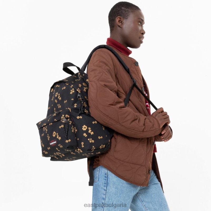 раници Eastpak DRXPX137 подплатен пакет цветето блести черно