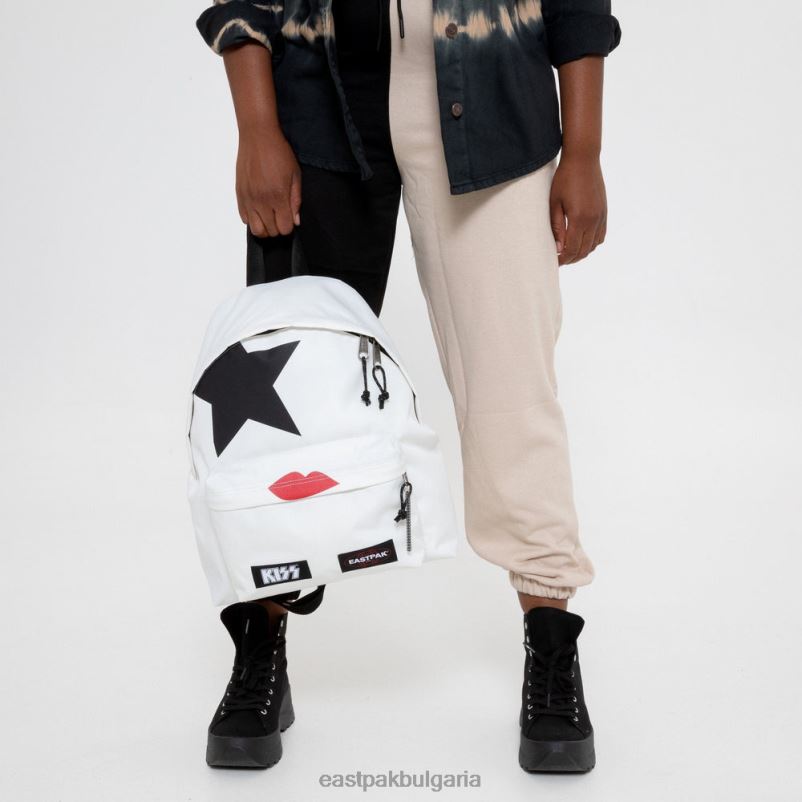 раници Eastpak DRXPX13 подплатен пакет целувка бяла