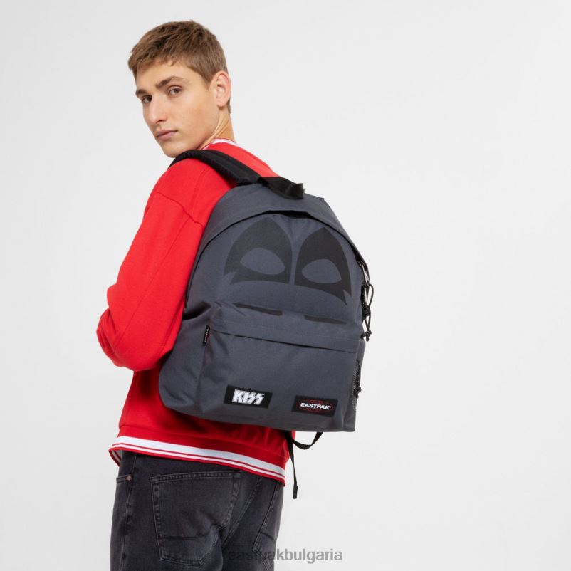 раници Eastpak DRXPX22 подплатен пакет целувка сиво