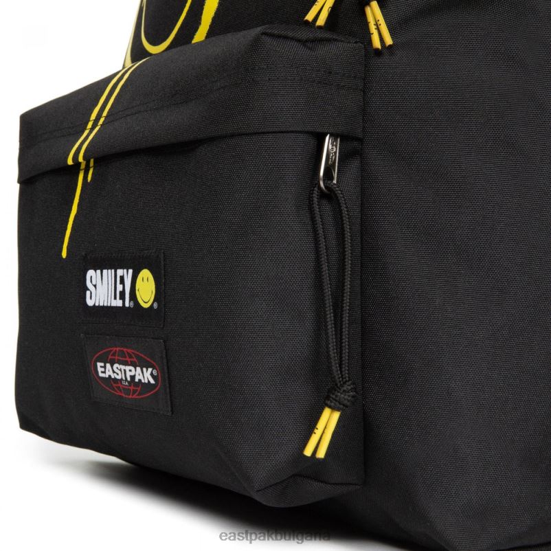 раници Eastpak DRXPX3 подплатен пакет усмихнати графити черни