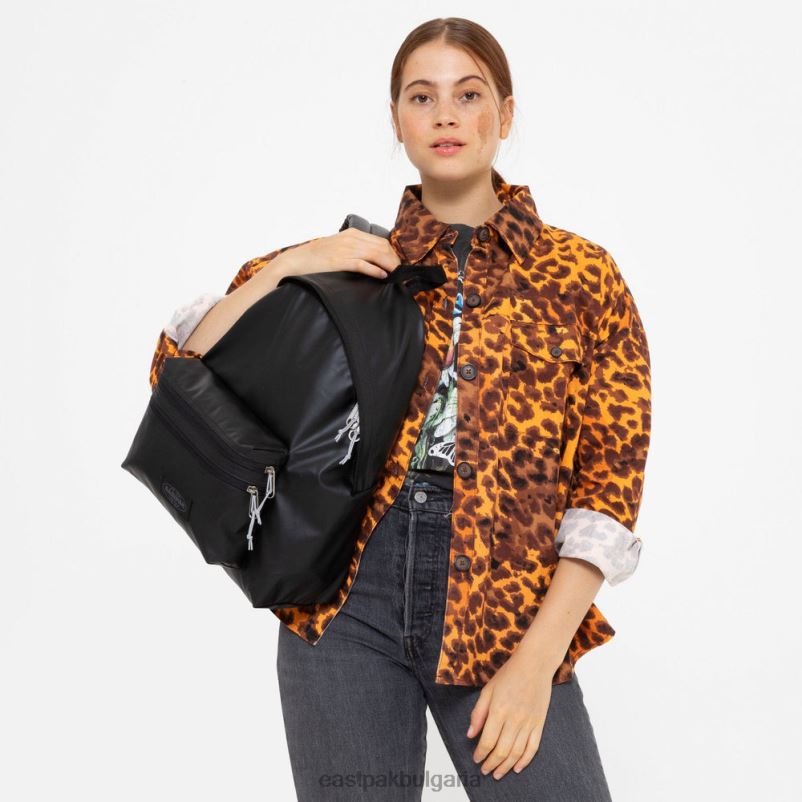 раници Eastpak DRXPX90 подплатен цип брезент черен