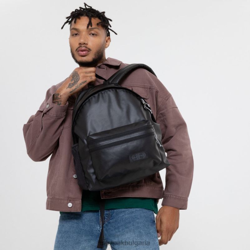 раници Eastpak DRXPX90 подплатен цип брезент черен