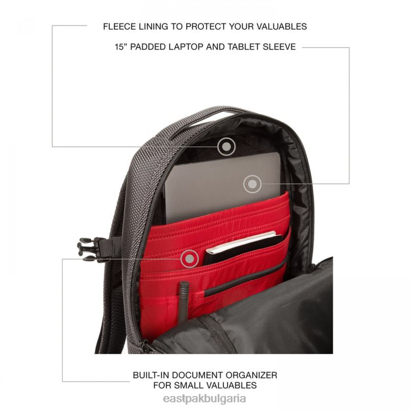 раници Eastpak DRXPX147 tecum m cnnct акцентно сиво