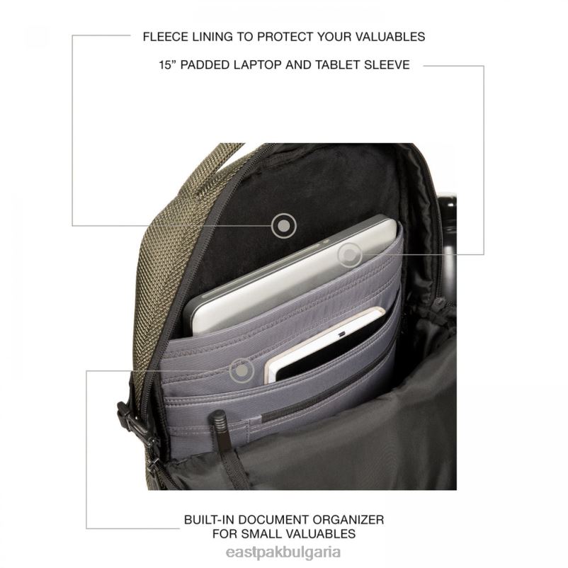 раници Eastpak DRXPX149 tecum m cnnct каки