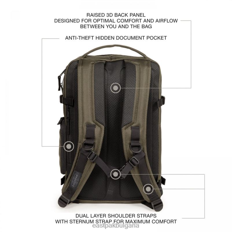 раници Eastpak DRXPX149 tecum m cnnct каки