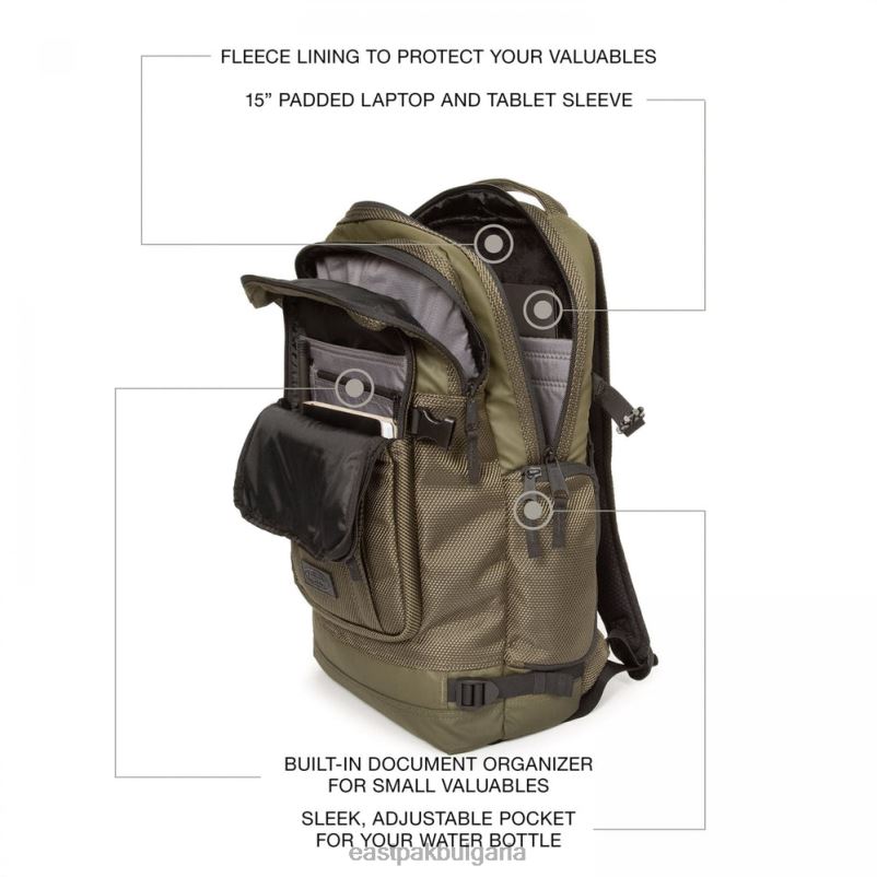 раници Eastpak DRXPX151 tecum l cnnct каки