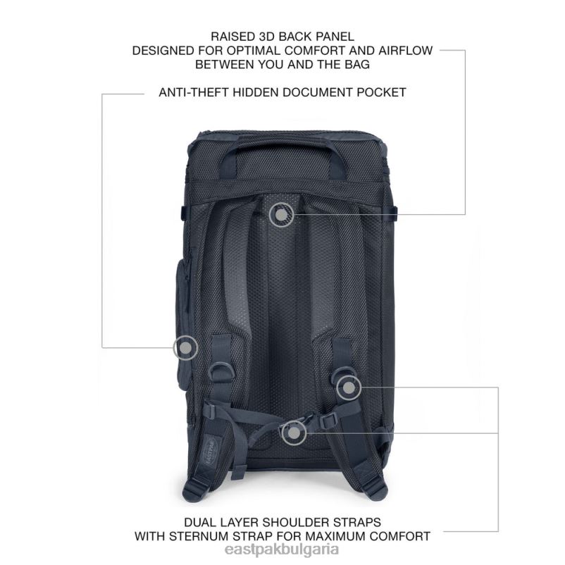 раници Eastpak DRXPX157 текум отгоре cnnct морски