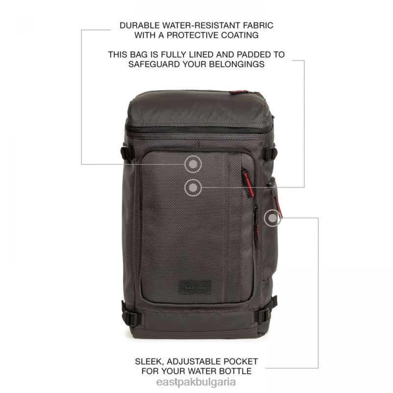 раници Eastpak DRXPX162 текум отгоре cnnct акцентно сиво