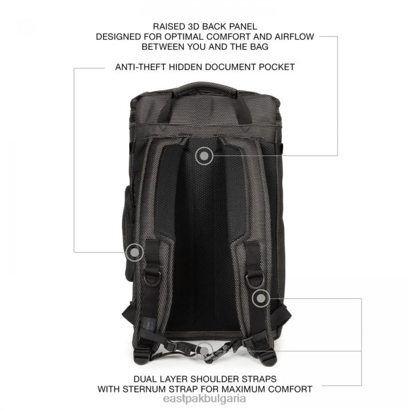 раници Eastpak DRXPX188 текум отгоре cnnct меланж